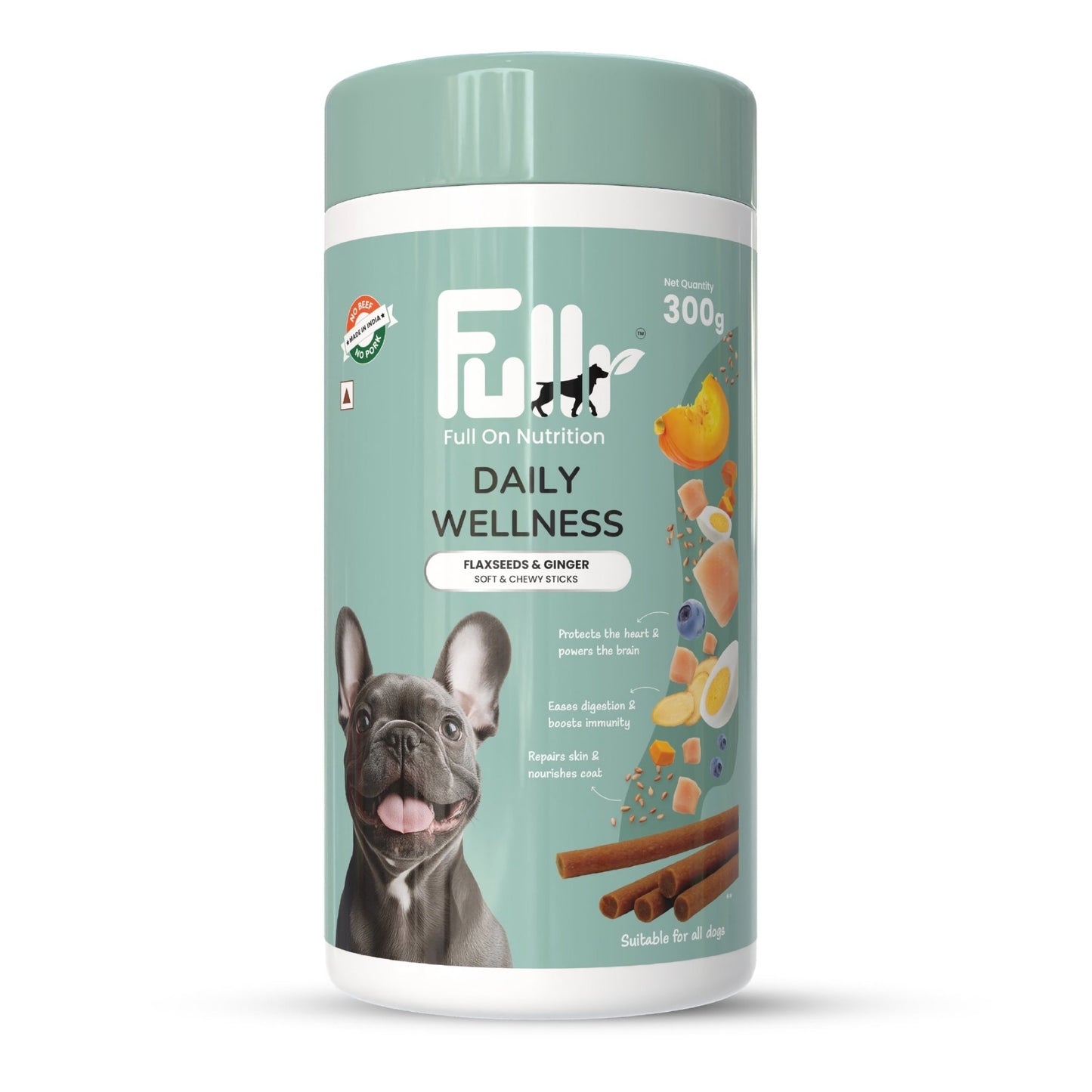 Fullr Daily Wellness, Soft & Chewy Sticks for Dog - Fullr