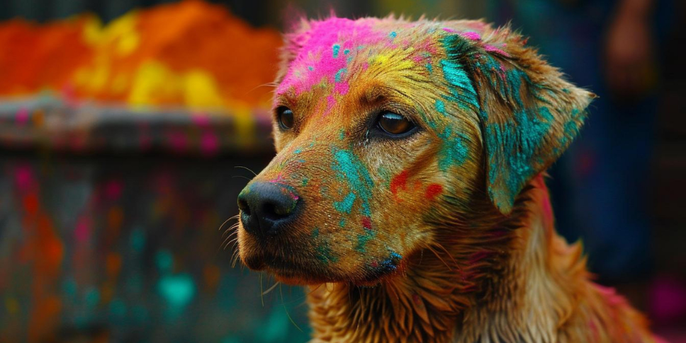 A Colorful Celebration: 5 Tips for a Pet-Friendly Holi - Fullr