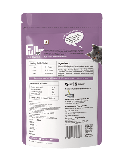Fullr Daily Wellness Soft & Chewy Cat Treats - Fullr