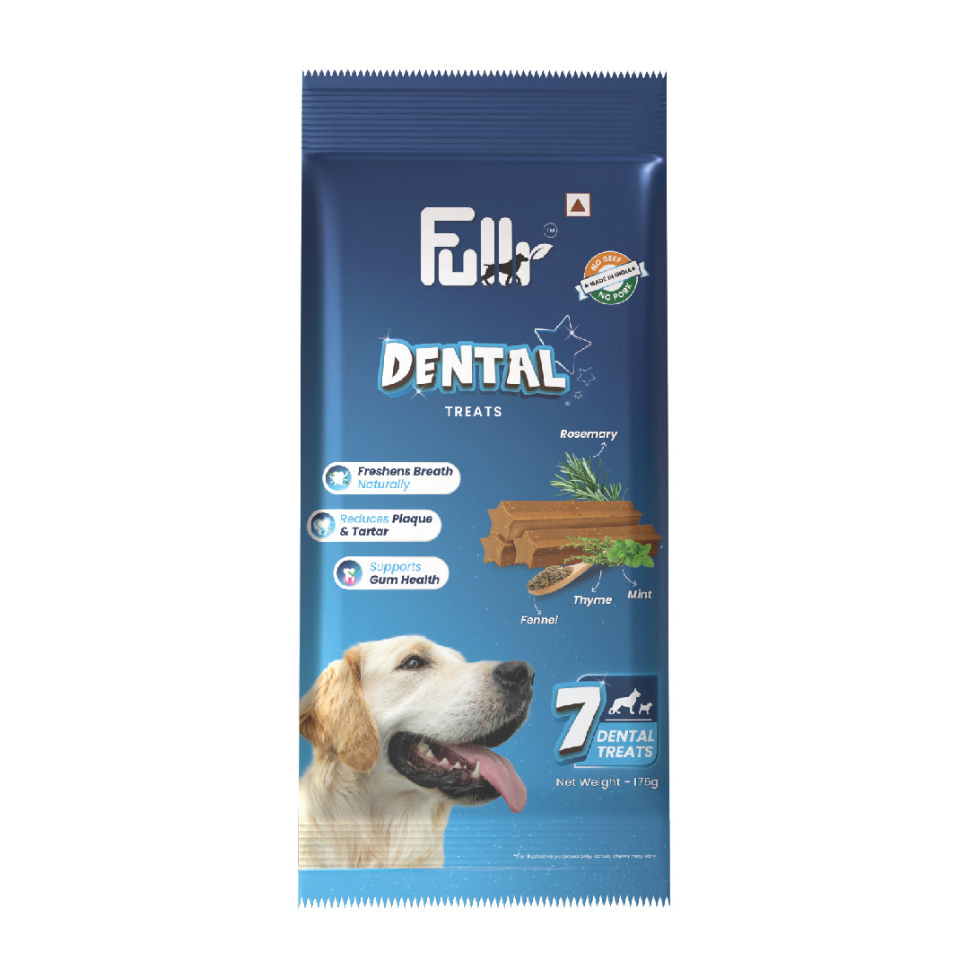 Fullr Dental Treats Oral Care Dog Treats for Gum Health 7 Sticks 175g