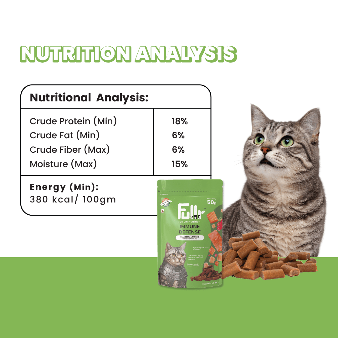 Fullr Immune Defense Soft & Chewy Cat Treats - Fullr