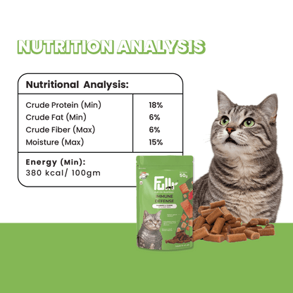 Fullr Immune Defense Soft & Chewy Cat Treats - Fullr
