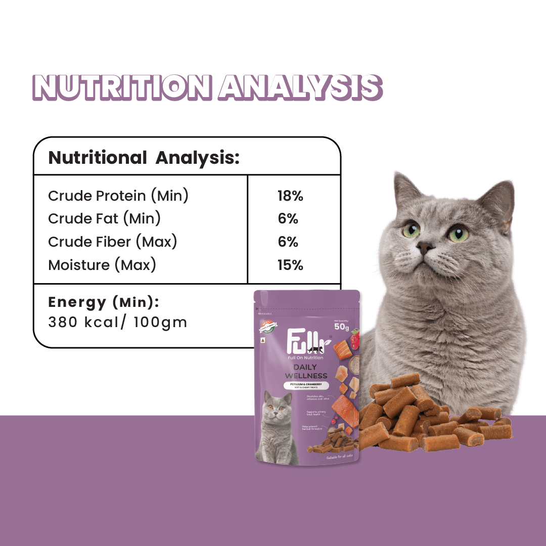 Fullr Daily Wellness Soft & Chewy Cat Treats - Fullr