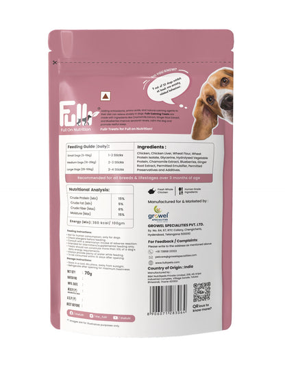 Fullr Calming, Soft & Chewy Sticks for Dog