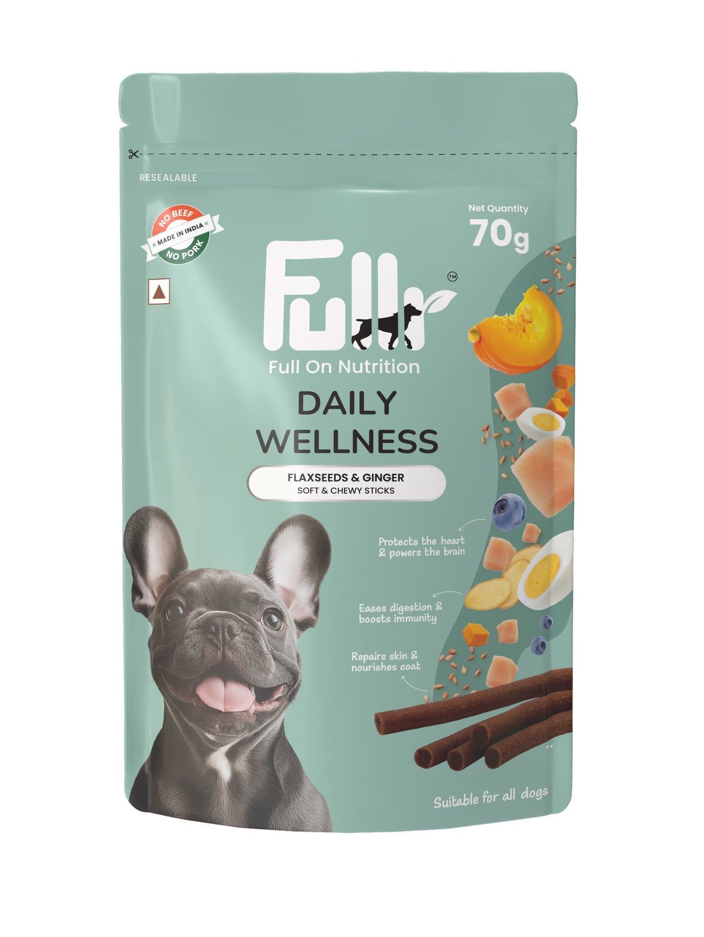 Fullr Daily Wellness, Soft & Chewy Sticks for Dog