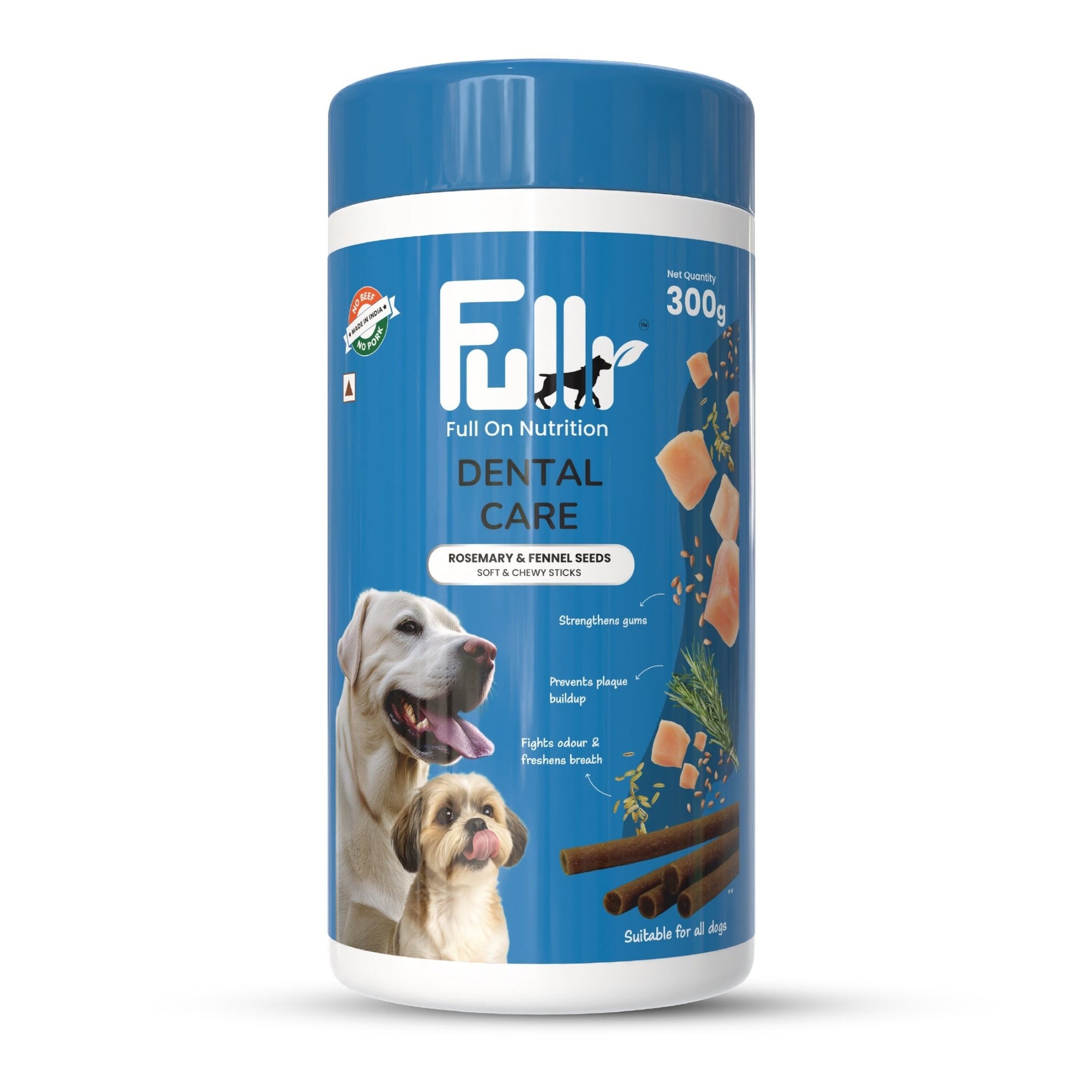 Fullr Dental Care, Soft & Chewy Sticks for Dog - Fullr