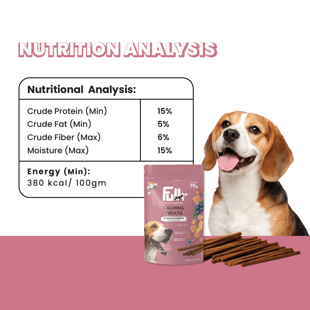 Fullr Calming, Soft & Chewy Sticks for Dog - Fullr