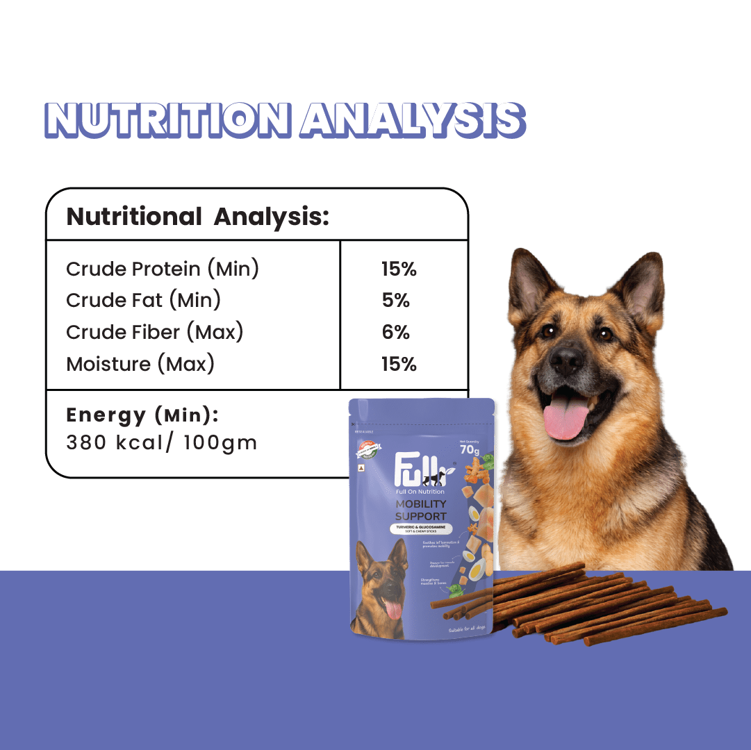 Fullr Mobility Support, Soft & Chewy Sticks for Dog - Fullr