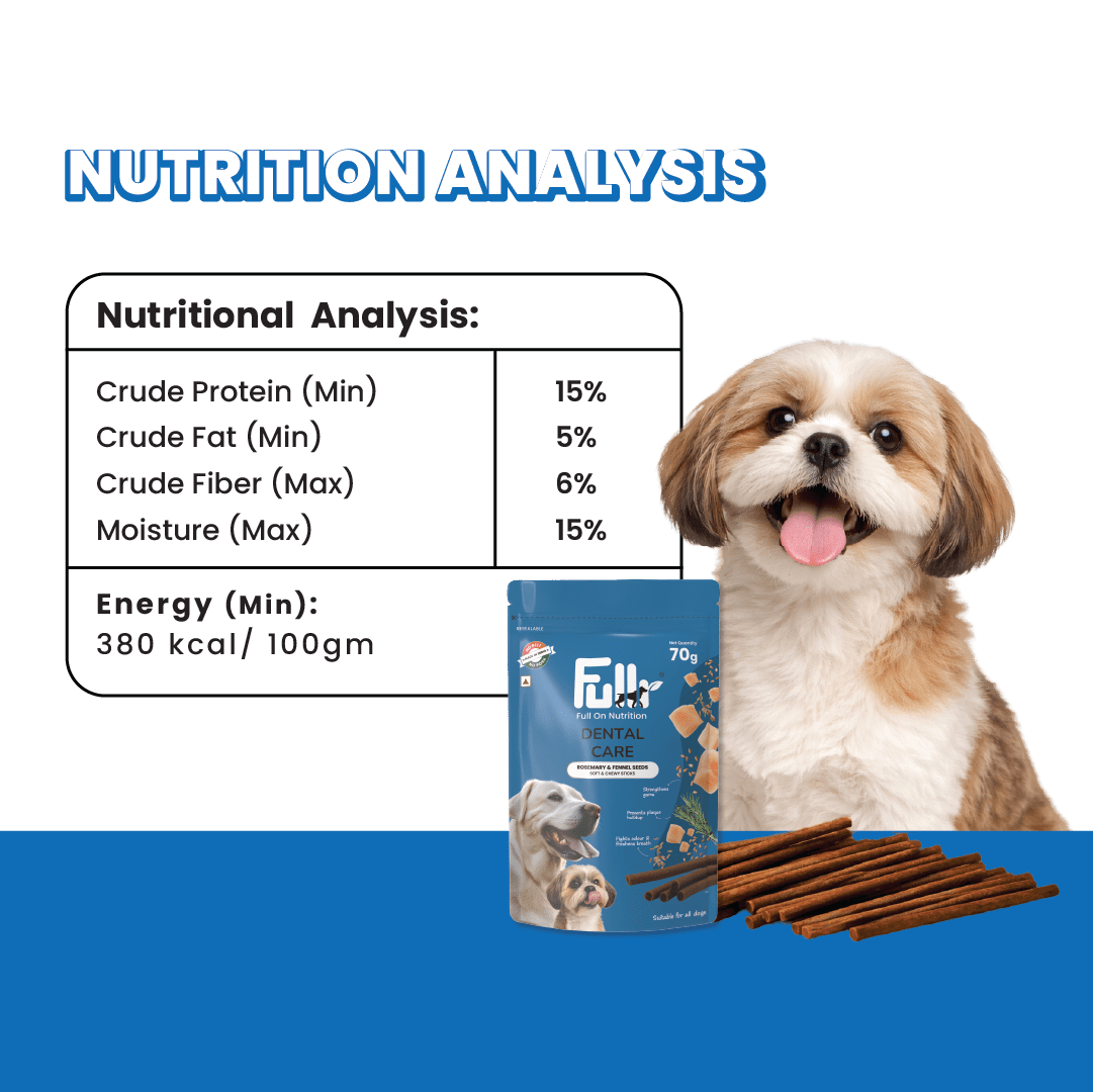 Fullr Dental Care, Soft & Chewy Sticks for Dog - Fullr